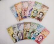 Wenezuela 2 - 100 000 Bolivar Komplet 13 szt UNC