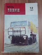 Młody technik 12 / 1987 Jelcz Dakar Subaru Auta na słońce samoloty. 