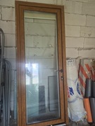 Okno balkonowe złoty dąb 230x90cm