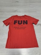 Cool Club, T-shirt chłopięcy, czerwony, rozmiar 164