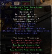 D2 Resurrected Pas z zestawu Tal Rasha PC SC