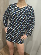 Nowa krótka sukienka z wiskozy Diane von Furstenberg DVF XS 34 