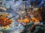 Obraz " Bitwa Morska " Puzzle Clementoni 6000 szt. ułożone własnoręcznie