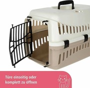 Klatka transportowa Expedion 1, 10 kg, kremowa/jasnobrązowa, Kerbl 