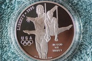 USA 1 dolar 1995 Atlanta - Gymnastics Proof Dollar
