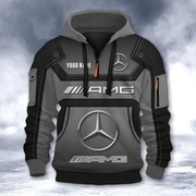Bluza polar motoryzacyjny Mercedes Benz AMG ciepły komfortowy prezent 