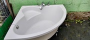 Wanna narożna w dobrym stanie nie zniszczona wymieniona na wi