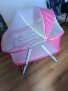 Łóżeczko Turystyczne Kołyska Materac Moskitiera Milly Mally Jane