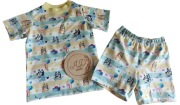 Wiosenna bluza koszulka spodenki komplet dla chłopca Bluey 122 116