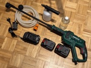 Myjka ciśnieniowa bezprzewodowa Parkside PDRA 20V + akumulatory 4Ah+2Ah 