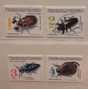 Czechosłowacja1992 Mi 3122-5 owady żuk seria idealna
