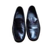 Buty Mokasyny BOSS Made in Italy Skóra Teksturowana UK 9 EU 43