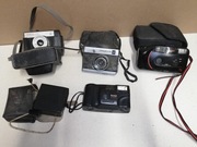 Stare APARATY Smena 8M Czajka II Wizen Kodak lampa błyskowa Porst 