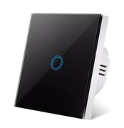 Włącznik dotykowy pojedynczy czarny