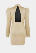 Monki gold glitter scuba mini Sukienka