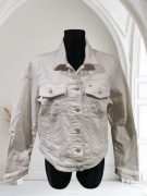 Tommy Hilfiger damska kurtka jeansowa biała/śmietankowa katana klasyczna