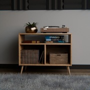 Regał hifi stolik audio na gramofon stojak na winyle