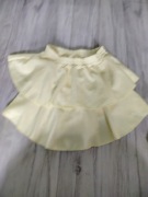 Spódniczko spodenki z wysokim stanem białe 40