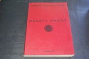 PRL stary czysty wojskowy zeszyt pracy