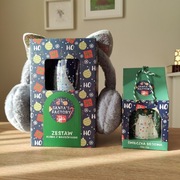 Zestaw Walentynki dla kociary kubek nauszniki świeca koty kotki