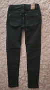Zara jeansy skinny 34 czarny