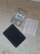 Metalowa karta survival 11 w 1 w etui