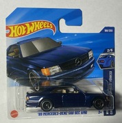 Hot Wheels 89 Mercedes-Benz 560 SEC AMG Niebieski