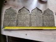 Ikona podróżna Rosja Czteroskrzydełkowy poliptyk tetraptyk.