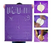 Mata silikonowa do kuchni, stolnica 50cmx40cm