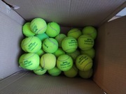 PIŁKI TENISOWE - 25 SZTUK - UŻYWANE