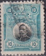 Znaczek używane Francisco Ballonesi Cervantes 1918 z Peru