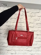 Czerwona torebka na ramię Stefano nowa trendy viral retro vintage look chic