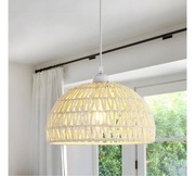 Rattanowa Lampa Wisząca Boho Vintage Piękna