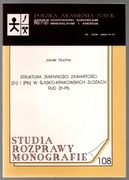 STRUKTURA ZMIENNOŚCI ZAWARTOŚCI Zn i Pb W ZŁOŻACH