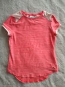 Różowa neonowa sportowa bluzka Decathlon 134 - 140 jak nowa