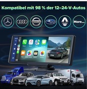 LAMTTO Bezprzewodowe radio samochodowe CarPlay 