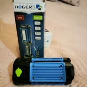 Naświetlacz akumulatorowy LED ze statywem 17cm.