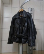 kurtka skórzana damska racing jacket czarna vintage skóra elegancka Black 