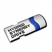 Naklejka Emblemat Znaczek Logo HYBRID SYNERGY TOYOTA 83mm x 32mm klapa