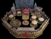 Warhammer makieta Obóz Orków