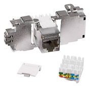 SCHRACK Moduł keystone RJ45, kat.6A/klasa EA 10G RE-EMBEDDED,  PPOE
