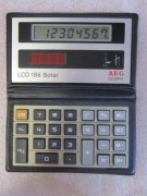 Kalkulator szkolny AEG Olympia LCD 186 Solar