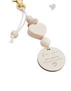 Brelok z dedykacją  prezent na dzień nauczyciela  personalizacja grawer