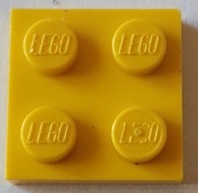 LEGO 3022 Żółta płytka 2 x 2 6329,8382,6479 2szt