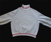 oversize biała bluza z golfem S/M