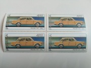 Znaczek pocztowy polski fiat 125 p 4 sztuki 