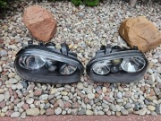 Lampy Przód Oryginał Black Hella Volkswagen VW Golf 4 IV Rarytas!