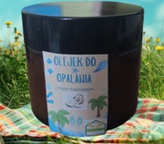 Olejek do opalania z olejem kokosowym, słońce, skóra 