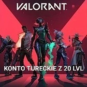 VALORANT Tureckie konto Rankedy/20Lvl Tanie RP-50%