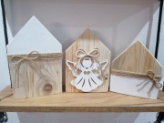 Drewniane Dekoracje domki 